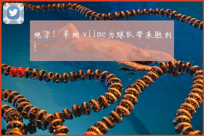 绝杀！辛纳 viime为球队带来胜利！